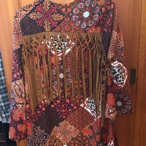 Southern style cardigan. cute with cowboy boots.